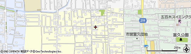 愛媛県松山市久保田町111周辺の地図