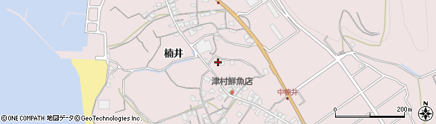 和歌山県御坊市名田町楠井2208周辺の地図