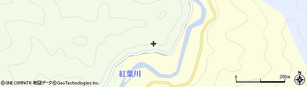 徳島県那賀町（那賀郡）相名（ふどの）周辺の地図