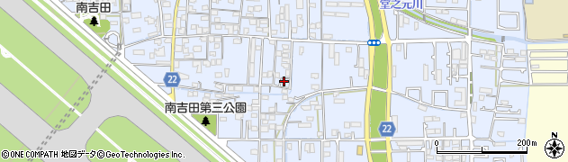 愛媛県松山市南吉田町936周辺の地図