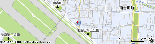 愛媛県松山市南吉田町888周辺の地図