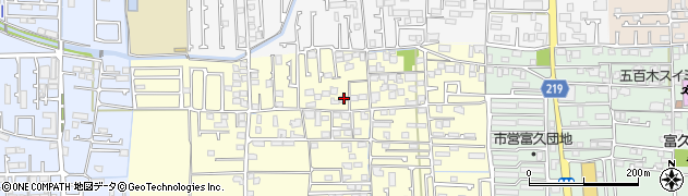 愛媛県松山市久保田町358周辺の地図