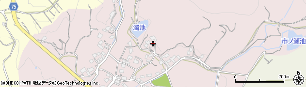 福岡県宗像市平等寺837周辺の地図