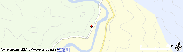 徳島県那賀町（那賀郡）西納（香かの津）周辺の地図