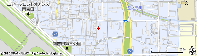 愛媛県松山市南吉田町939周辺の地図
