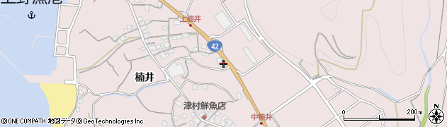 和歌山県御坊市名田町楠井2257周辺の地図