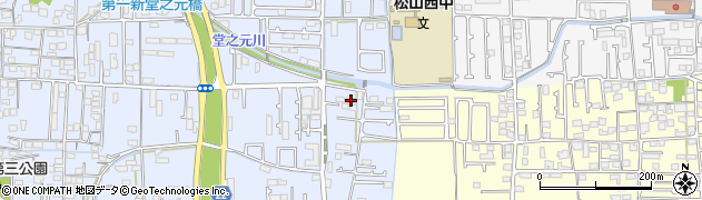 愛媛県松山市南吉田町599周辺の地図