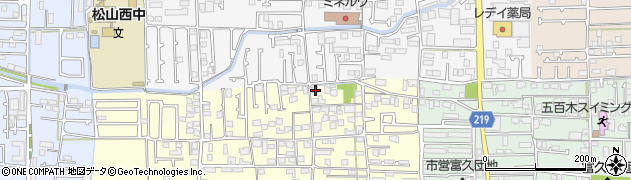愛媛県松山市久保田町337周辺の地図