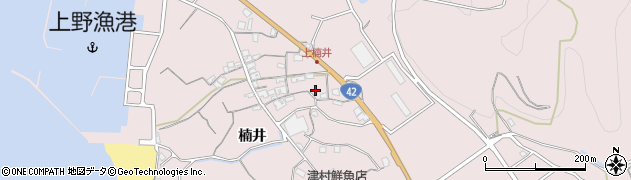 和歌山県御坊市名田町楠井2332周辺の地図