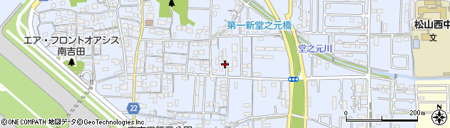 愛媛県松山市南吉田町1034周辺の地図