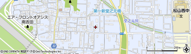愛媛県松山市南吉田町1033周辺の地図