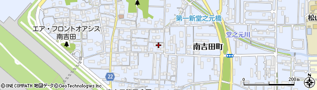 愛媛県松山市南吉田町1004周辺の地図