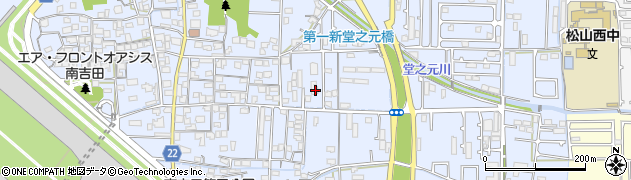 愛媛県松山市南吉田町1032周辺の地図