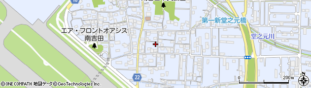 愛媛県松山市南吉田町1070周辺の地図