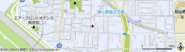 愛媛県松山市南吉田町1036周辺の地図