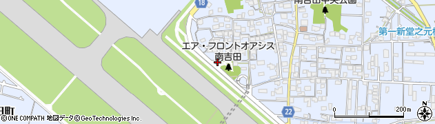 愛媛県松山市南吉田町1116周辺の地図