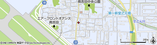 愛媛県松山市南吉田町1074周辺の地図