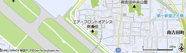 愛媛県松山市南吉田町1117周辺の地図