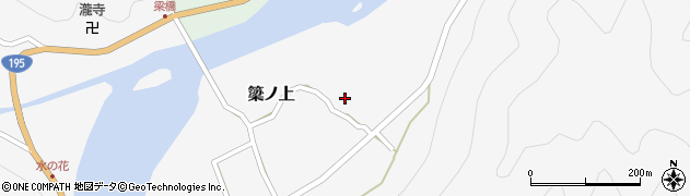 徳島県那賀郡那賀町簗ノ上原田周辺の地図