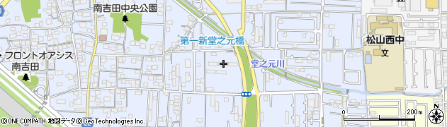 愛媛県松山市南吉田町1022周辺の地図
