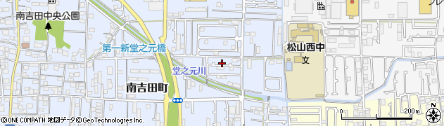 愛媛県松山市南吉田町1003周辺の地図