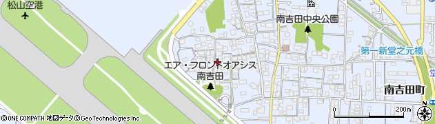 愛媛県松山市南吉田町1104周辺の地図
