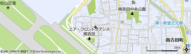 愛媛県松山市南吉田町1099周辺の地図