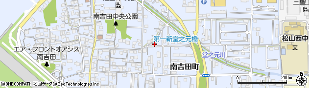愛媛県松山市南吉田町1390周辺の地図