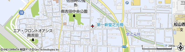 愛媛県松山市南吉田町1392周辺の地図