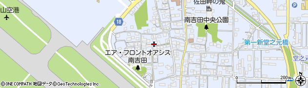 愛媛県松山市南吉田町1299周辺の地図