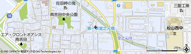 愛媛県松山市南吉田町1395周辺の地図