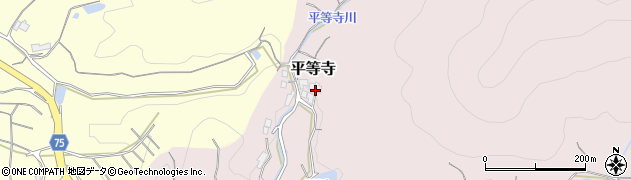 福岡県宗像市平等寺931周辺の地図