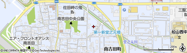 愛媛県松山市南吉田町1380周辺の地図