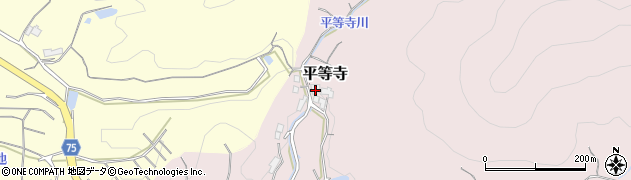 福岡県宗像市平等寺932周辺の地図