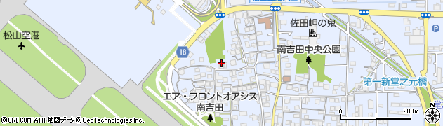 愛媛県松山市南吉田町1540周辺の地図
