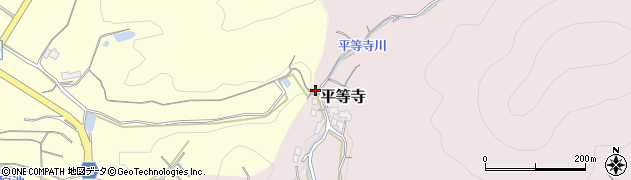 福岡県宗像市平等寺939周辺の地図
