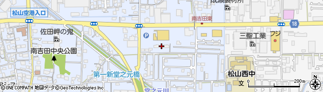 愛媛県松山市南吉田町1455周辺の地図