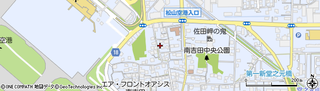 愛媛県松山市南吉田町1533周辺の地図