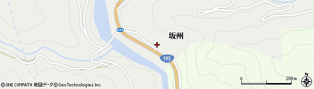 徳島県那賀町（那賀郡）坂州（向エ）周辺の地図