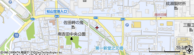 愛媛県松山市南吉田町1486周辺の地図