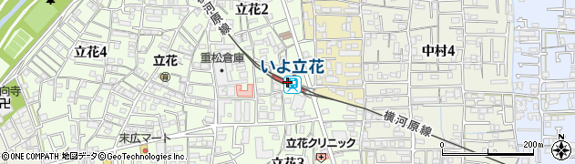 愛媛県松山市周辺の地図