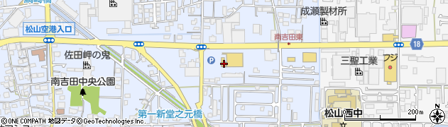愛媛県松山市南吉田町1458周辺の地図
