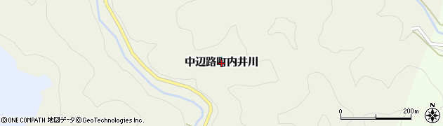 和歌山県田辺市中辺路町内井川周辺の地図
