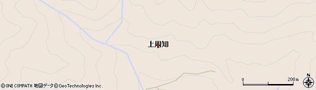徳島県那賀町（那賀郡）白石（上用知）周辺の地図