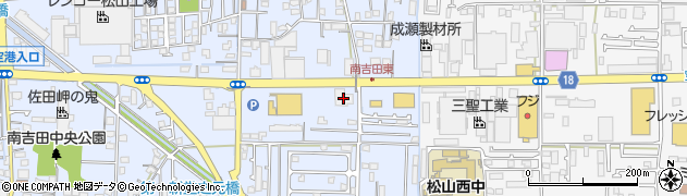 愛媛県松山市南吉田町1446周辺の地図