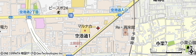 カーブス土居田周辺の地図