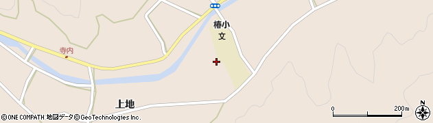 徳島県阿南市椿町（黒田）周辺の地図