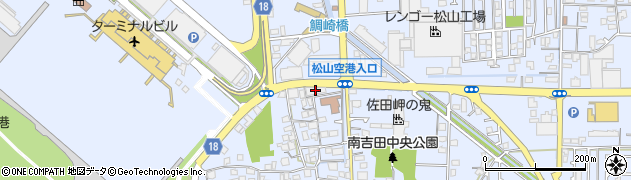 愛媛県松山市南吉田町1681周辺の地図