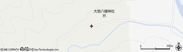 徳島県那賀町（那賀郡）牛輪（坂ノ谷）周辺の地図