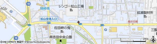 愛媛県松山市南吉田町1714周辺の地図